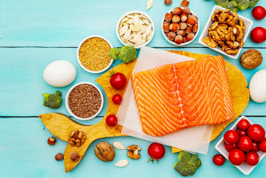 une image de saumon et autres aliments omega 3