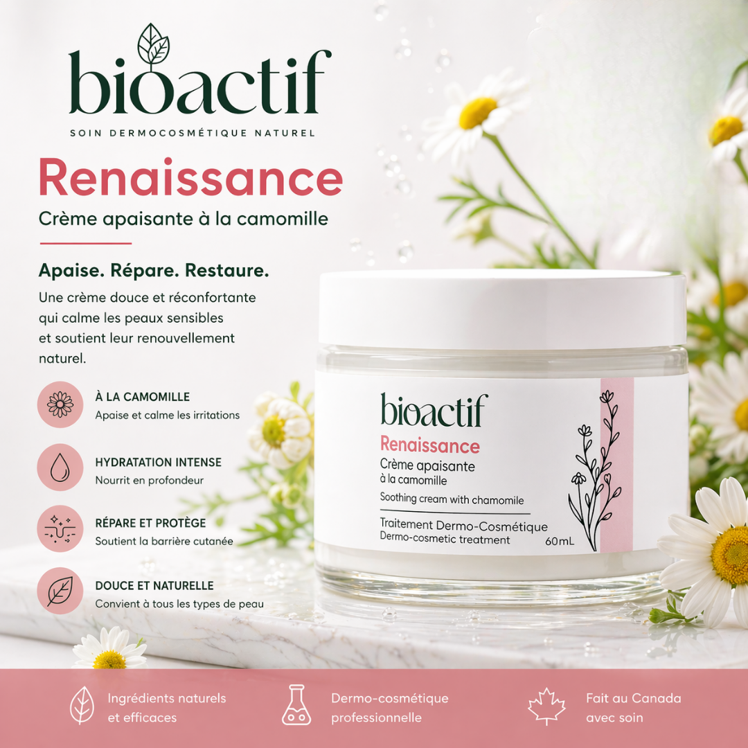 creme visage Renaissance pour peau sensible