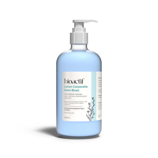 Lotion Corporelle Naturelle Ester Blues – Hydratation & Éclat