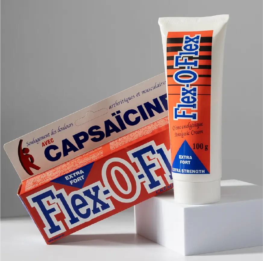 Flex-O-Flex Extra Fort - Crème pour douleur musculaire - Bio-Actif 