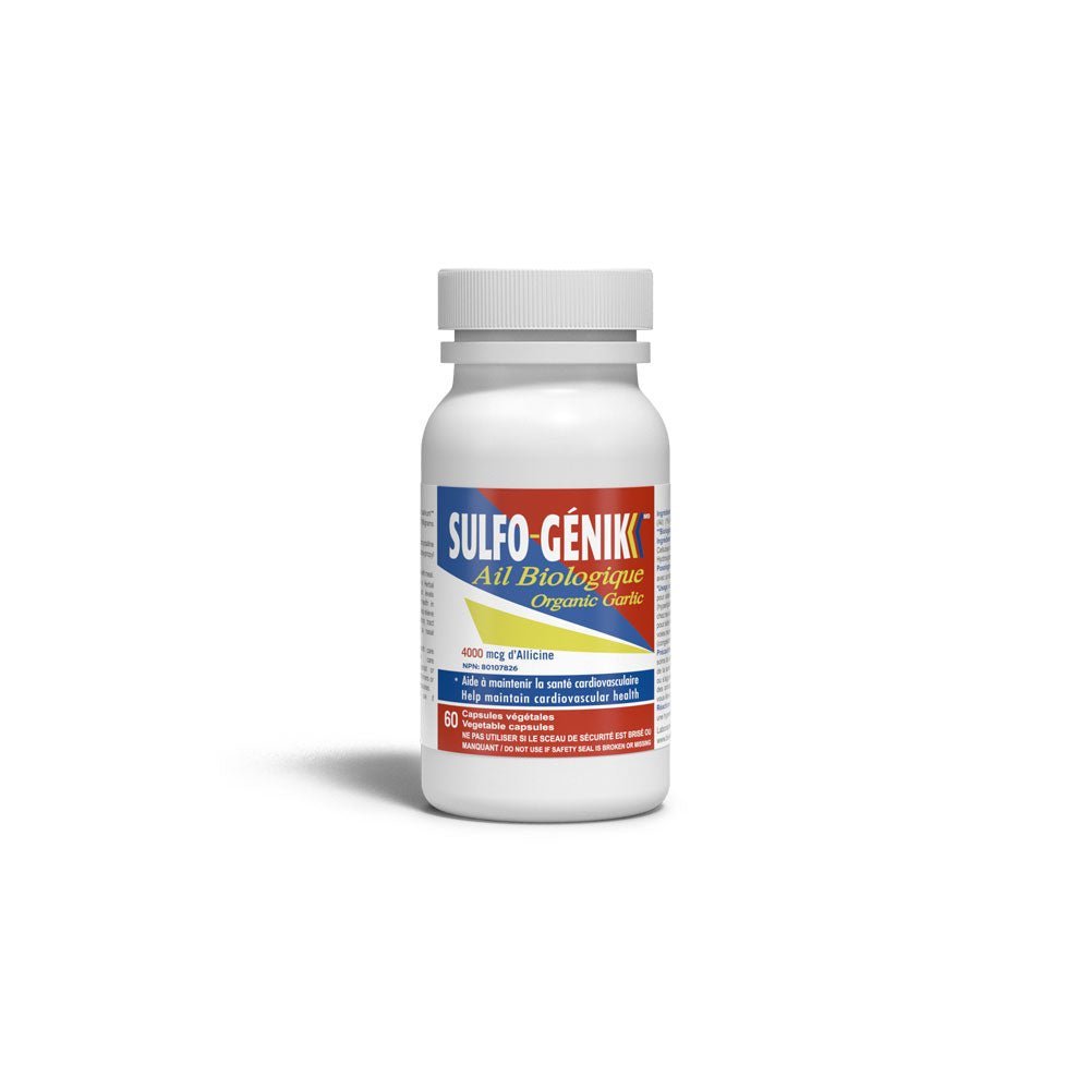 Ail Biologique Sulfo - génik - Soutien Naturel pour la Santé Cardiovasculaire - Bio - Actif