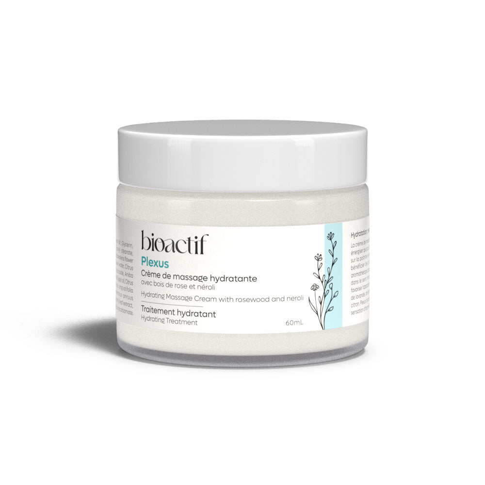 Crème de Massage Plexus : Relaxation et Hydratation - Bio - Actif