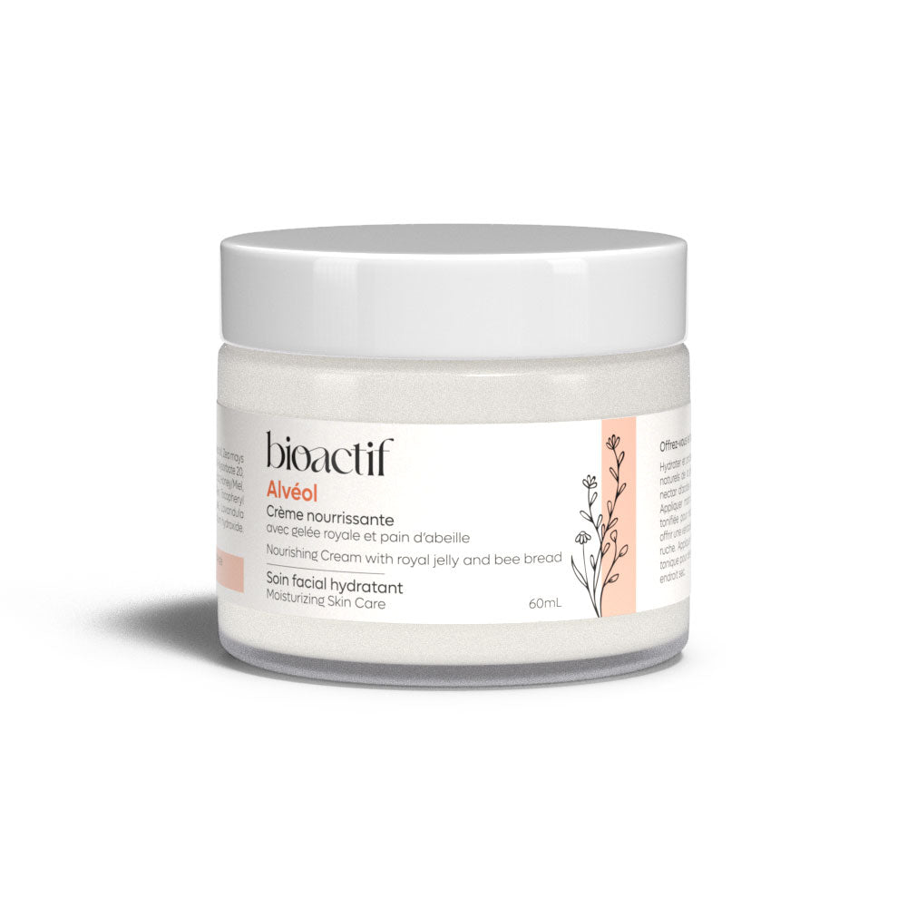 Crème visage naturelle Alvéol– Soin hydratant à la gelée royale - Bio - Actif
