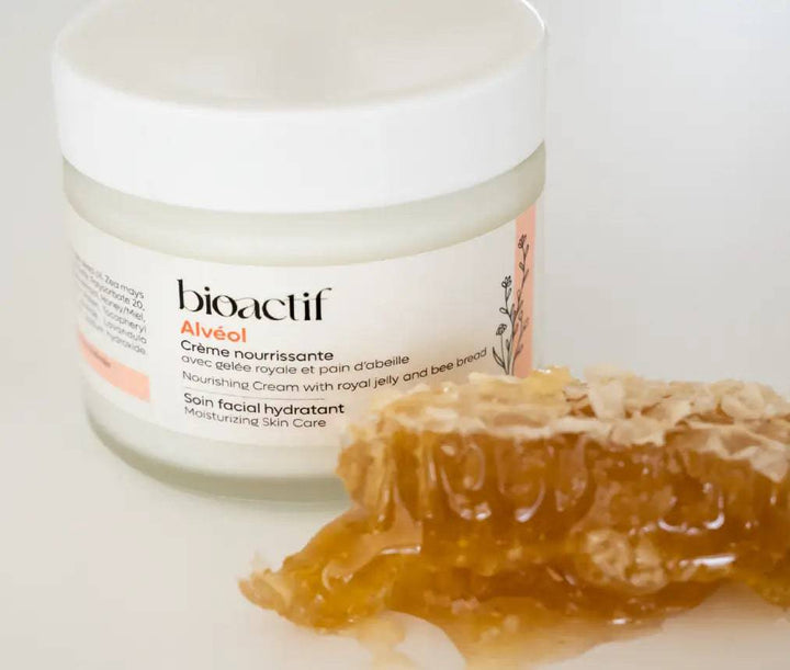 Crème visage naturelle Alvéol– Soin hydratant à la gelée royale - Bio - Actif