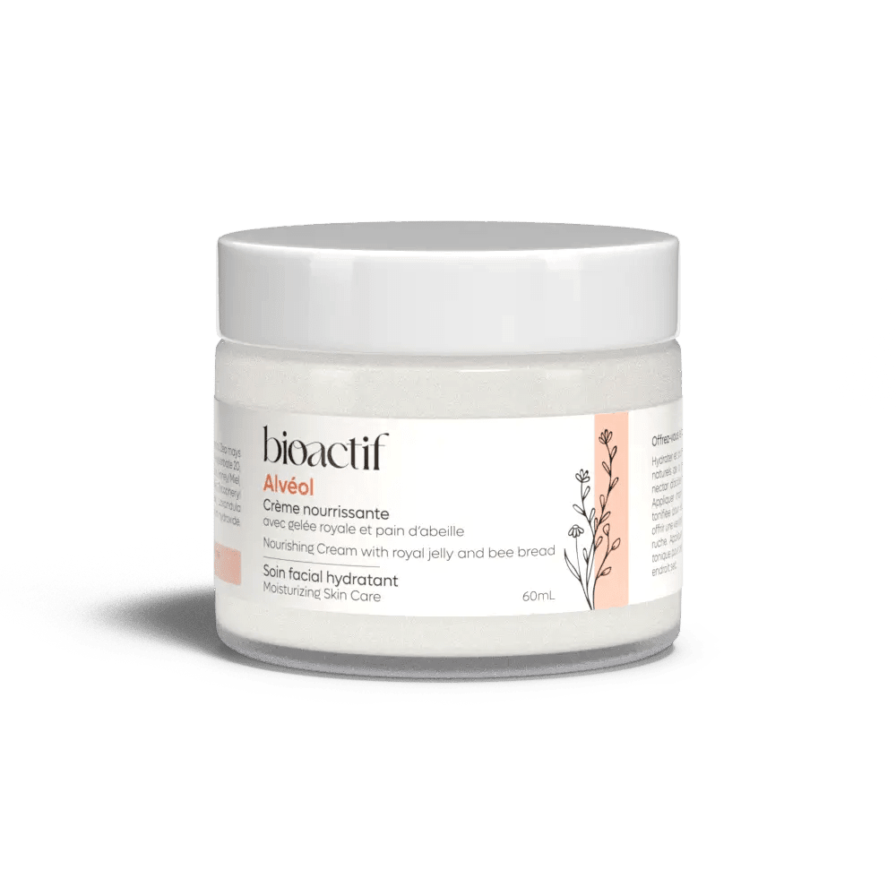 Crème visage naturelle Alvéol– Soin hydratant à la gelée royale - Bio - Actif