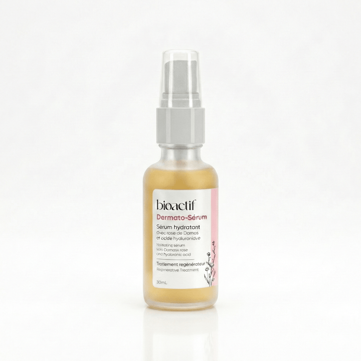 Dermato - Serum : Sérum hydratant à la rose de Damas - Bio - Actif