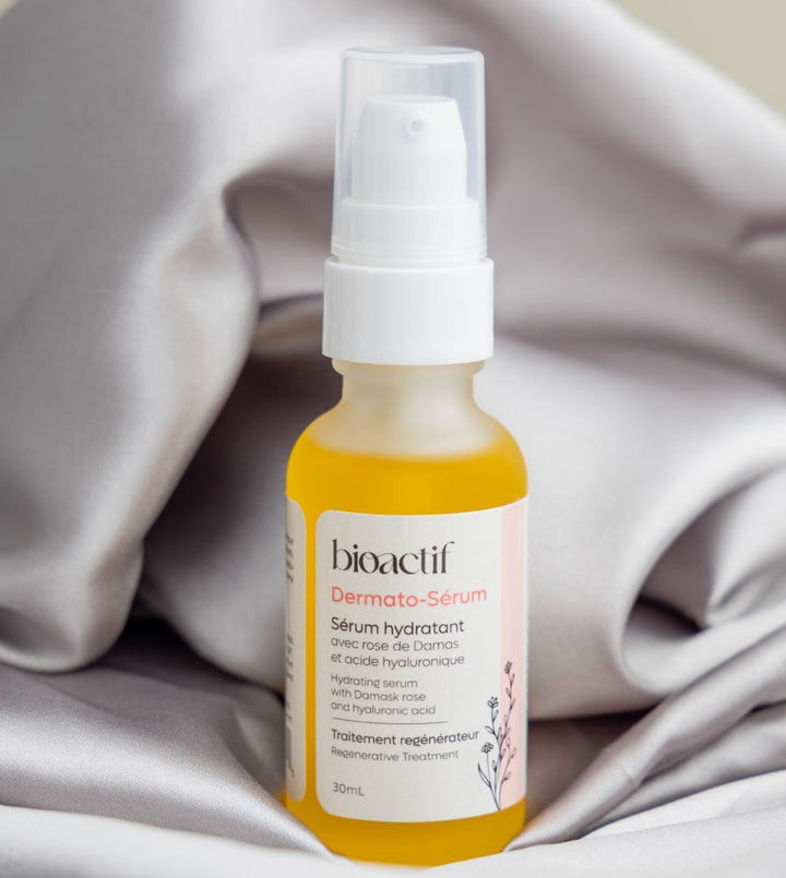 Dermato - Serum : Sérum hydratant à la rose de Damas - Bio - Actif