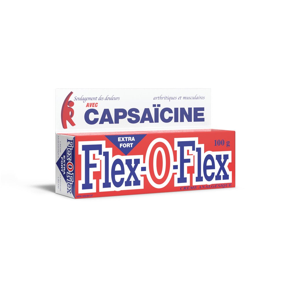 Flex - o - Flex Extra Fort – Crème naturelle pour soulagement des douleurs musculaires - Bio - Actif