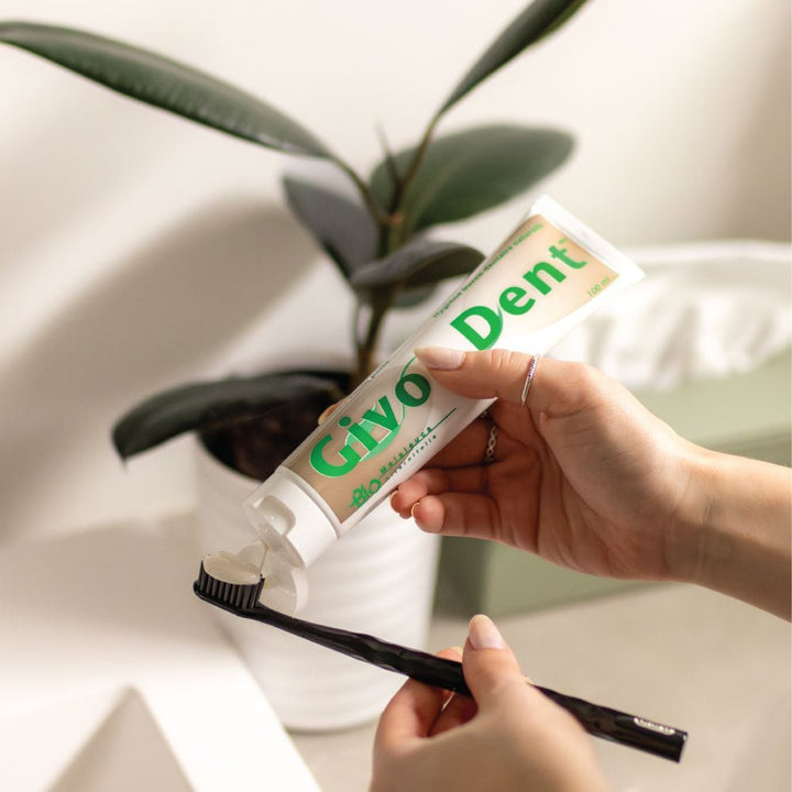 Givo - Dent - Dentifrice naturel Québécois - Sans fluor - Bio - Actif