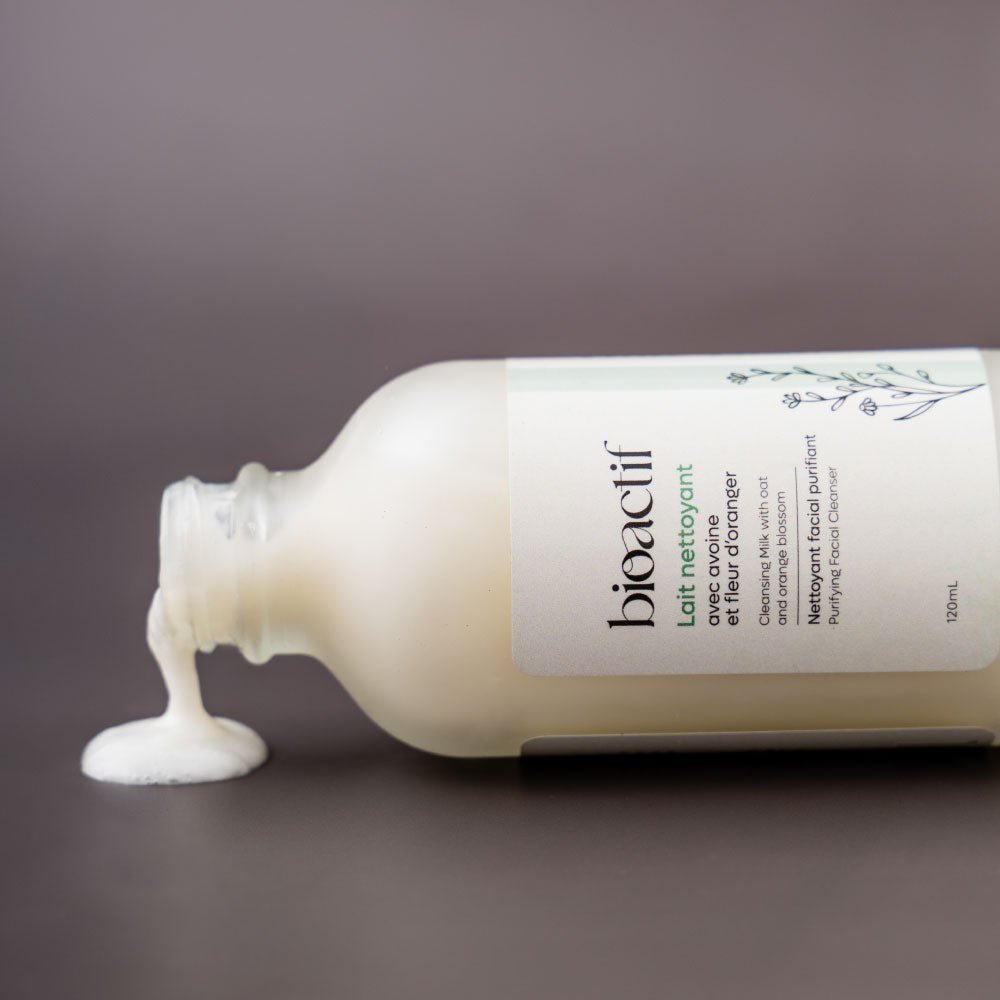 Lait nettoyant, Purifie en douceur et éclatant - Bio - Actif