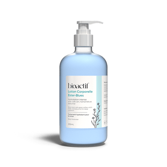 Lotion Corporelle Naturelle Ester Blues – Hydratation & Éclat - Bio - Actif