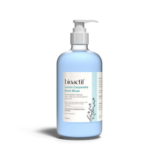 Lotion Corporelle Naturelle Ester Blues – Hydratation & Éclat - Bio - Actif