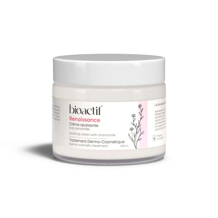 Crème Renaissance – Soin apaisant pour peaux sensibles, crème apaisante peau sensible, 60ml bioactif.