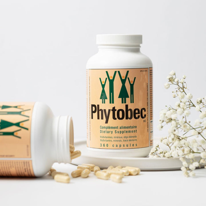 Phytobec 360 capsules : Supplément de Vitamines et Minéraux Essentiels - Bio - Actif