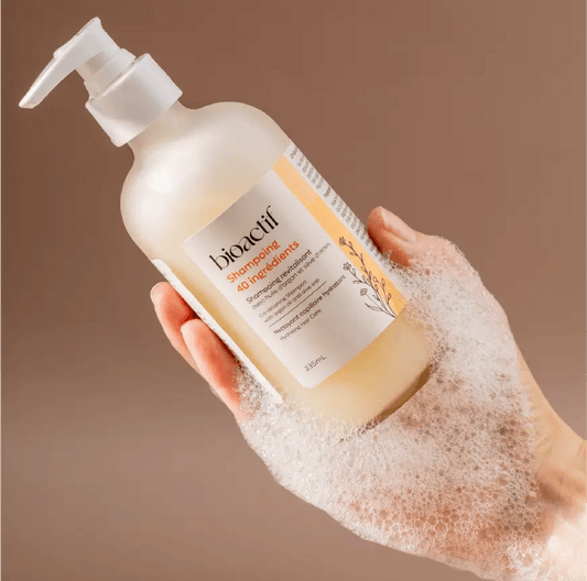 Shampoing 40 Ingrédients : Une Hydratation Naturelle pour Cheveux éclatants - Bio - Actif