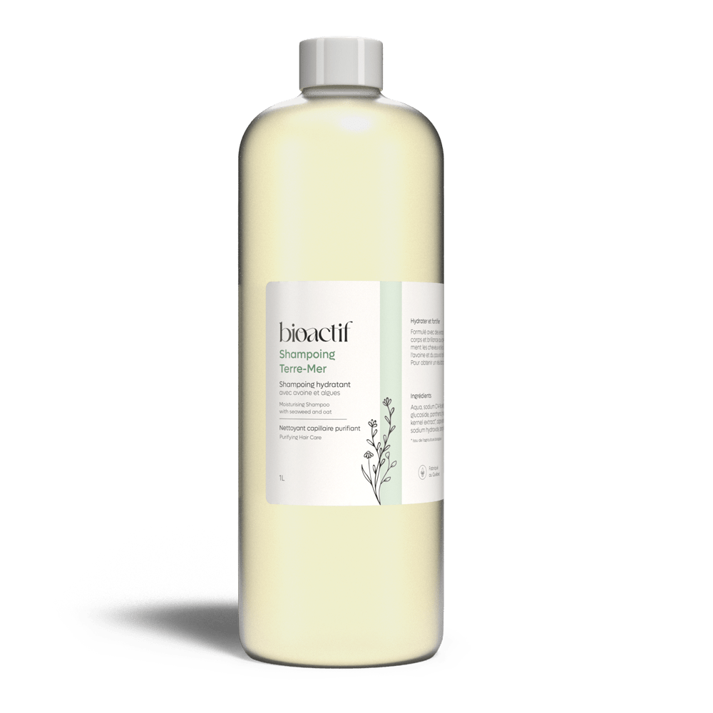 Shampooing Terre et Mer 1 litre - Soin Naturel  - Bio - Actif