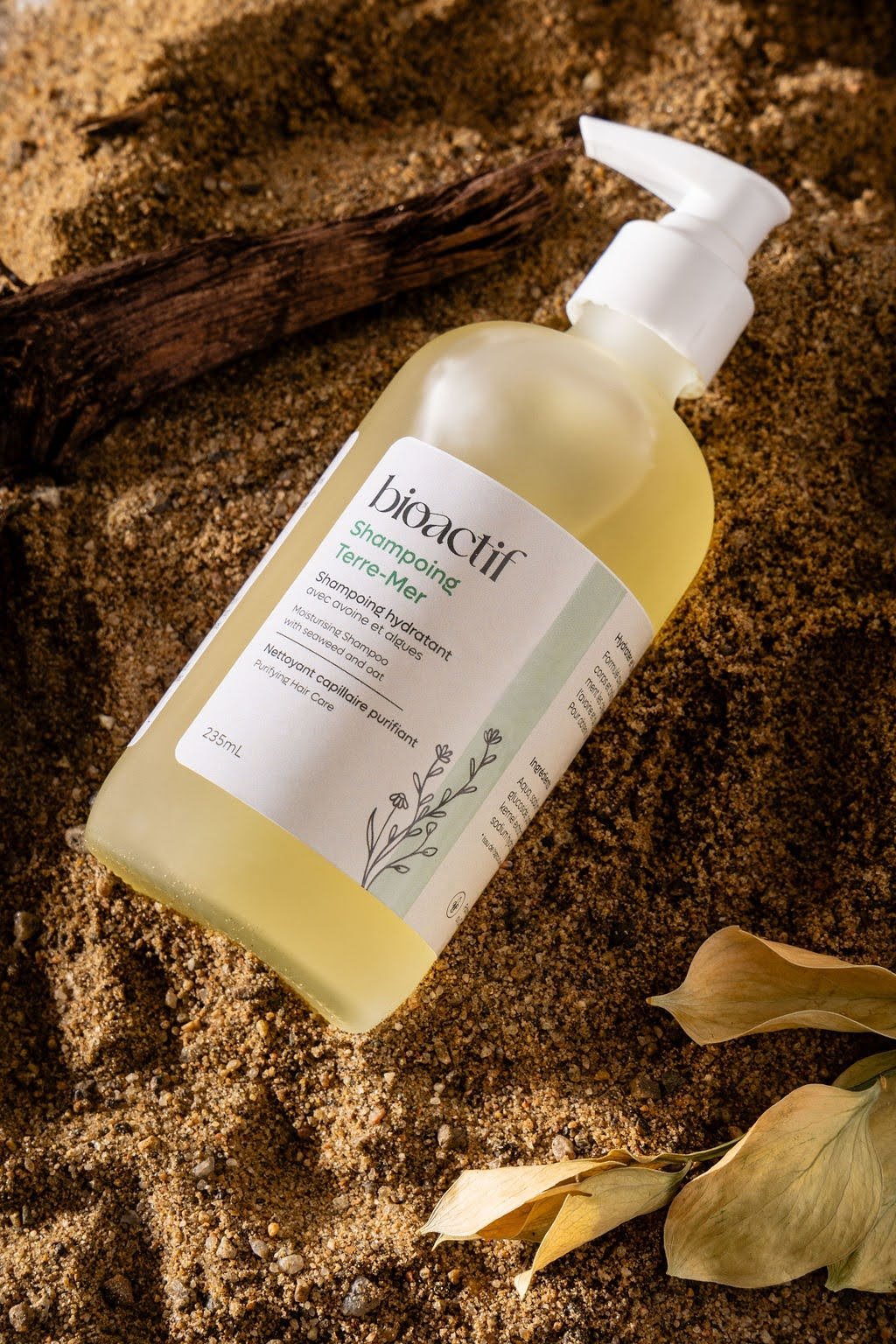 Shampooing Terre et Mer - Soin Naturel pour Cheveux Sains - Bio - Actif
