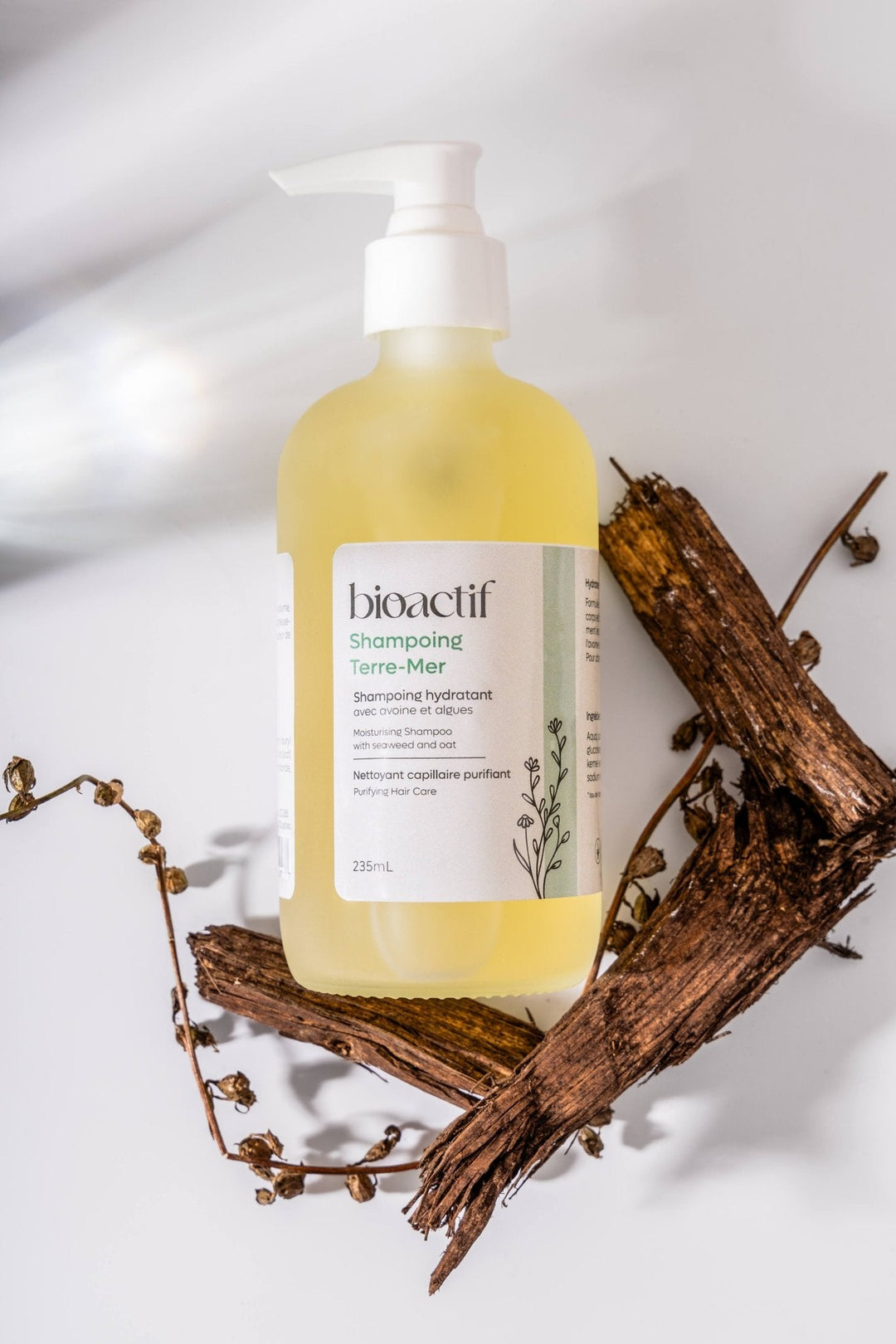 Shampooing Terre et Mer - Soin Naturel pour Cheveux Sains - Bio - Actif