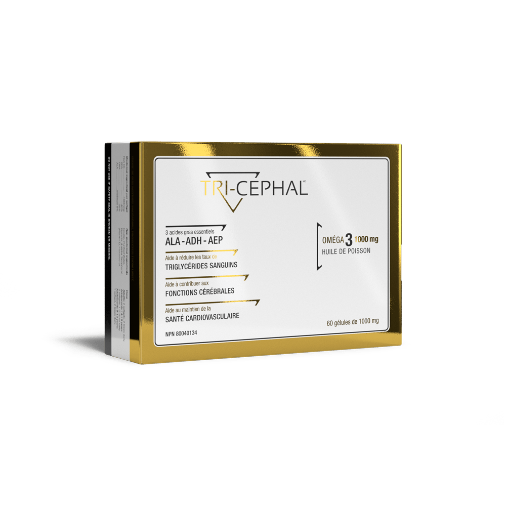 Tri - Cephal – Oméga - 3 - ALA, EPA, DHA - Bio - Actif