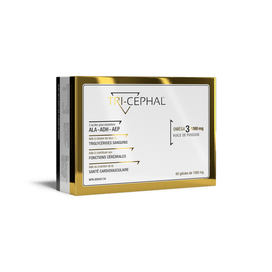 Tri - Cephal – Oméga - 3 - ALA, EPA, DHA - Bio - Actif
