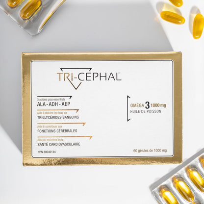 Tri - Cephal – Oméga - 3 - ALA, EPA, DHA - Bio - Actif